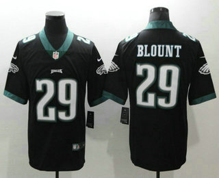 Men's Philadelphia Eagles #29 LeGarrette Blount Black 2017 Vapor Untouchable Stitched NFL Nike Limited Jersey