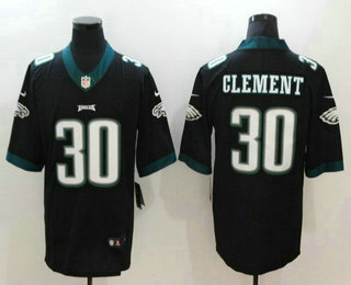 Men's Philadelphia Eagles #30 Corey Clement Black 2017 Vapor Untouchable Stitched NFL Nike Limited Jersey