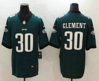 Men's Philadelphia Eagles #30 Corey Clement Midnight Green 2017 Vapor Untouchable Stitched NFL Nike Limited Jersey