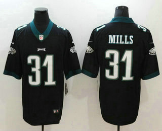 Men's Philadelphia Eagles #31 Jalen Mills Black 2017 Vapor Untouchable Stitched NFL Nike Limited Jersey