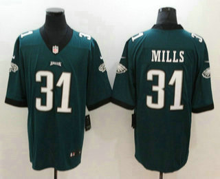 Men's Philadelphia Eagles #31 Jalen Mills Midnight Green 2017 Vapor Untouchable Stitched NFL Nike Limited Jersey