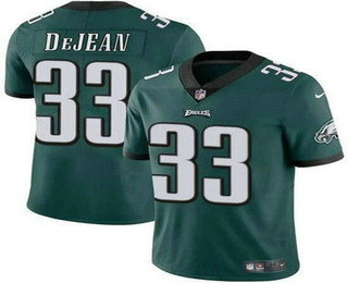 Men's Philadelphia Eagles #33 Cooper DeJean Limited Green Vapor Jersey
