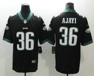 Men's Philadelphia Eagles #36 Jay Ajayi Black 2017 Vapor Untouchable Stitched NFL Nike Limited Jersey