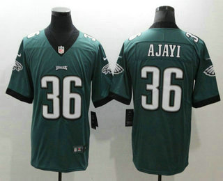 Men's Philadelphia Eagles #36 Jay Ajayi Midnight Green 2017 Vapor Untouchable Stitched NFL Nike Limited Jersey