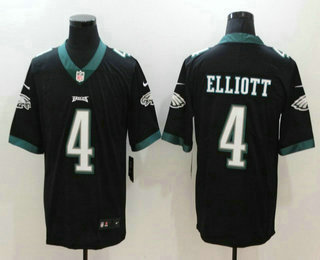 Men's Philadelphia Eagles #4 Jake Elliott Black 2017 Vapor Untouchable Stitched NFL Nike Limited Jersey