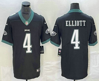 Men's Philadelphia Eagles #4 Jake Elliott Black Vapor Untouchable Limited Stitched Jersey