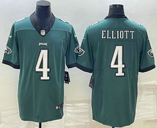 Men's Philadelphia Eagles #4 Jake Elliott Green Vapor Untouchable Limited Stitched Jersey