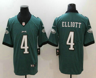 Men's Philadelphia Eagles #4 Jake Elliott Midnight Green 2017 Vapor Untouchable Stitched NFL Nike Limited Jersey