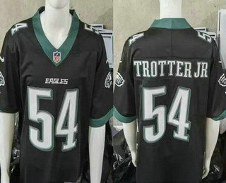 Men's Philadelphia Eagles #54 Jeremiah Trotter Jr Limited Black Vapor Jersey