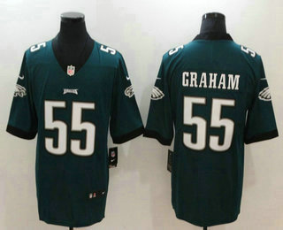 Men's Philadelphia Eagles #55 Brandon Graham Midnight Green 2017 Vapor Untouchable Stitched NFL Nike Limited Jersey