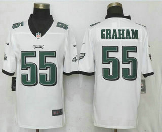 Men's Philadelphia Eagles #55 Brandon Graham White 2017 Vapor Untouchable Stitched NFL Nike Limited Jersey