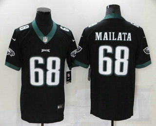 Men's Philadelphia Eagles #68 Jordan Mailata Black 2018 Vapor Untouchable Stitched NFL Nike Limited Jersey