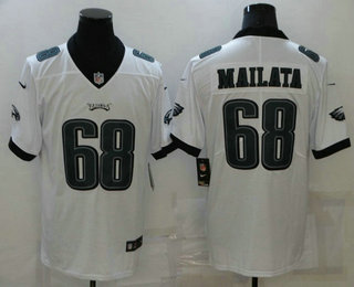 Men's Philadelphia Eagles #68 Jordan Mailata White 2018 Vapor Untouchable Stitched NFL Nike Limited Jersey