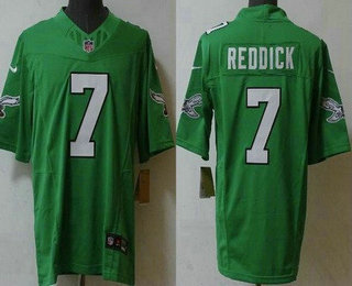 Men's Philadelphia Eagles #7 Haason Reddick Limited Kelly Green FUSE Vapor Jersey