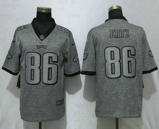 Men's Philadelphia Eagles #86 Zach Ertz 2017 Vapor Untouchable Stitched NFL Nike Gray Gridiron Limited Jersey