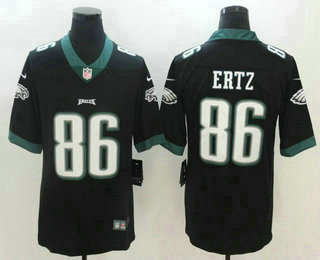 Men's Philadelphia Eagles #86 Zach Ertz Black 2017 Vapor Untouchable Stitched NFL Nike Limited Jersey