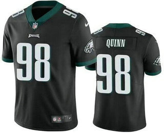 Men's Philadelphia Eagles #98 Robert Quinn Limited Black Vapor Jersey