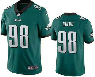 Men's Philadelphia Eagles #98 Robert Quinn Limited Green Vapor Jersey