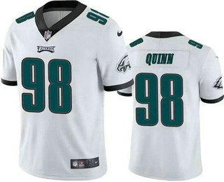 Men's Philadelphia Eagles #98 Robert Quinn Limited White Vapor Jersey