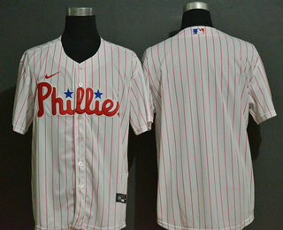 Men's Philadelphia Phillies Blank White Stitched MLB Cool Base Nike Jersey