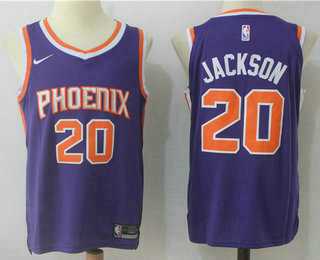 Men's Phoenix Suns #20 Josh Jackson New Purple 2017-2018 Nike Swingman Stitched NBA Jersey