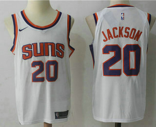 Men's Phoenix Suns #20 Josh Jackson White 2017-2018 Nike Swingman Stitched NBA Jersey