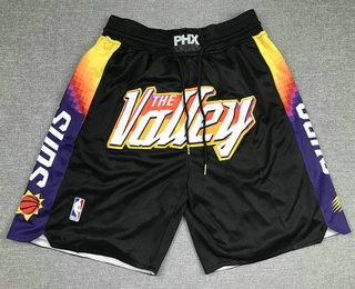 Men's Phoenix Suns Black 2022 City Edition Swingman Stitched Shors