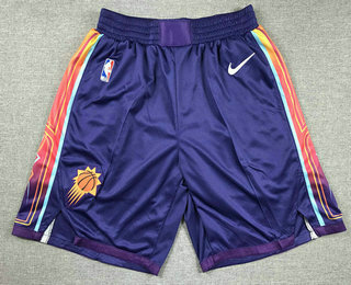 Men's Phoenix Suns Purple 2023 City Icon Swingman Shorts