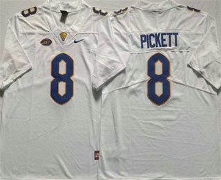 Men's Pittsburgh Panthers #8 Kenny Pickett White 2022 Vapor Untouchable Stitched Nike Jersey