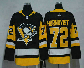 Men's Pittsburgh Penguins #72 Patric Hornqvist Black 2017-2018 Hockey Adidas Stitched NHL Jersey