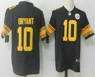 Men's Pittsburgh Steelers #10 Martavis Bryant Black 2016 Color Rush Stitched NFL Nike Limited Jersey