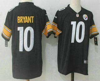 Men's Pittsburgh Steelers #10 Martavis Bryant Black 2017 Vapor Untouchable Stitched NFL Nike Limited Jersey