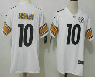 Men's Pittsburgh Steelers #10 Martavis Bryant White 2017 Vapor Untouchable Stitched NFL Nike Limited Jersey