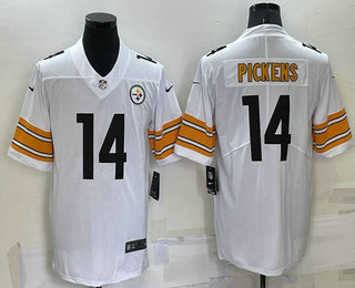 Men's Pittsburgh Steelers #14 George Pickens White 2022 Vapor Untouchable Stitched NFL Nike Limited Jersey