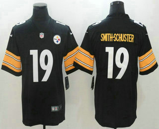 Men's Pittsburgh Steelers #19 JuJu Smith-Schuster Black 2017 Vapor Untouchable Stitched NFL Nike Limited Jersey