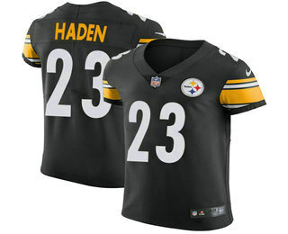 Men's Pittsburgh Steelers #23 Joe Haden Black 2018 Vapor Untouchable Stitched NFL Nike Elite Jersey