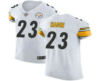 Men's Pittsburgh Steelers #23 Joe Haden White 2018 Vapor Untouchable Stitched NFL Nike Elite Jersey