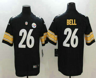 Men's Pittsburgh Steelers #26 Le'Veon Bell Black 2017 Vapor Untouchable Stitched NFL Nike Limited Jersey