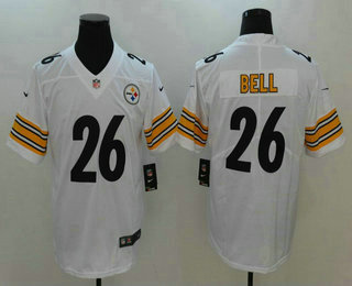 Men's Pittsburgh Steelers #26 Le'Veon Bell White 2017 Vapor Untouchable Stitched NFL Nike Limited Jersey