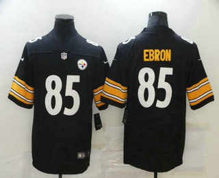 Men's Pittsburgh Steelers #85Eric Ebron Black 2017 Vapor Untouchable Stitched NFL Nike Limited Jersey