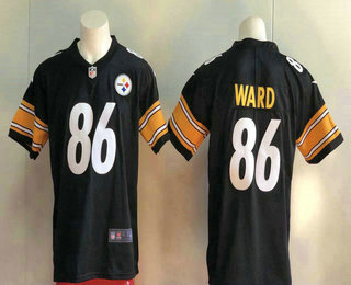 Men's Pittsburgh Steelers #86 Hines Ward Black 2017 Vapor Untouchable Stitched NFL Nike Limited Jersey