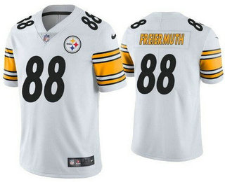 Men's Pittsburgh Steelers #88 Pat Freiermuth Limited White Vapor Jersey