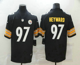 Men's Pittsburgh Steelers #97 Cameron Heyward Black 2017 Vapor Untouchable Stitched NFL Nike Limited Jersey