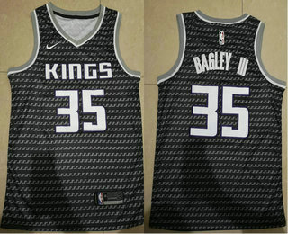 Men's Sacramento Kings #35 Marvin Bagley III Black Fashion 2017-2018 Nike Swingman Stitched NBA Jersey