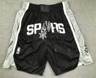 Men's San Antonio Spurs Black Just Don Shorts