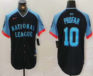 Men's San Diego Padres #10 Jurickson Profar Navy 2024 All Star Limited Stitched Jersey