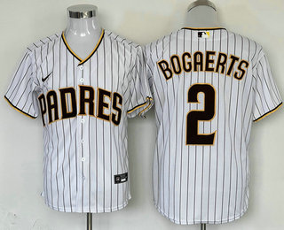 Men's San Diego Padres #2 Xander Bogaerts White Cool Base Stitched Baseball Jersey