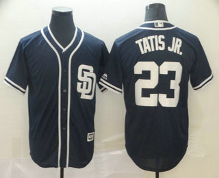 Men's San Diego Padres #23 Fernando Tatis Jr. Navy Blue Stitched MLB Cool Base Jersey