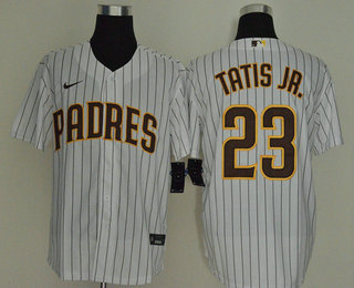 Men's San Diego Padres #23 Fernando Tatis Jr. White Stitched MLB Cool Base Nike Jersey