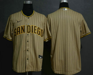 Men's San Diego Padres Blank Gray Stitched MLB Cool Base Nike Jersey